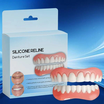 SmileReline™ – Individually Adjustable Silicone Denture Reline Kit [1 + 1 Free]
