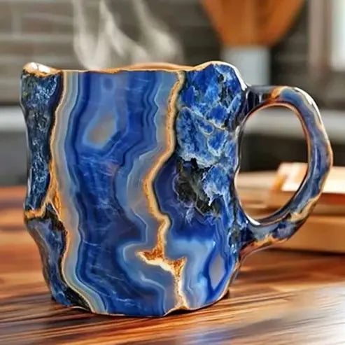 AuraStone – Handcrafted Mineral Stone Coffee Mugs Made from Real Crystal [50% Off]