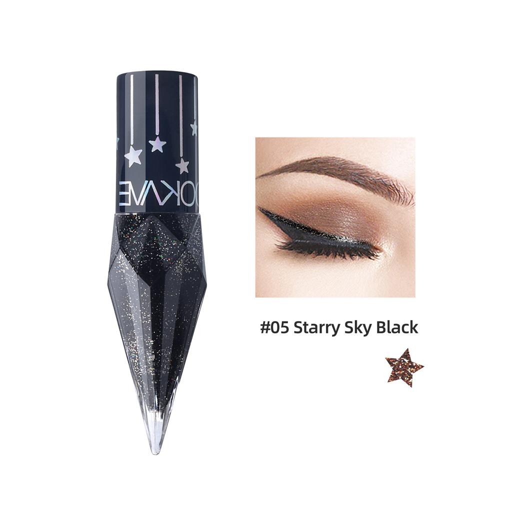 Liquid Eyeliner with Pearl Shimmer – Waterproof Smudge-Proof Eye Makeup