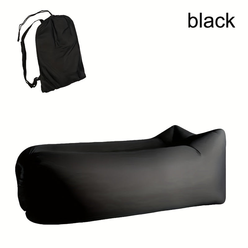 Inflatable Outdoor Lounger with Air-Catch System – No Pump Needed