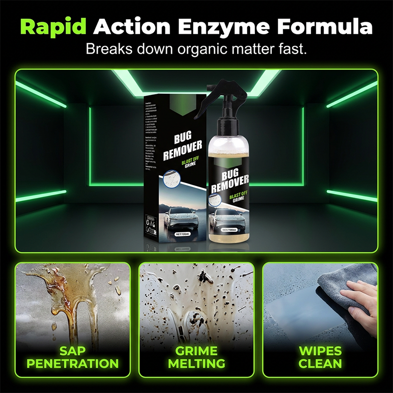 Enzyme-Based Insect & Dirt Remover for Cars – pH-Neutral Formula 100ml