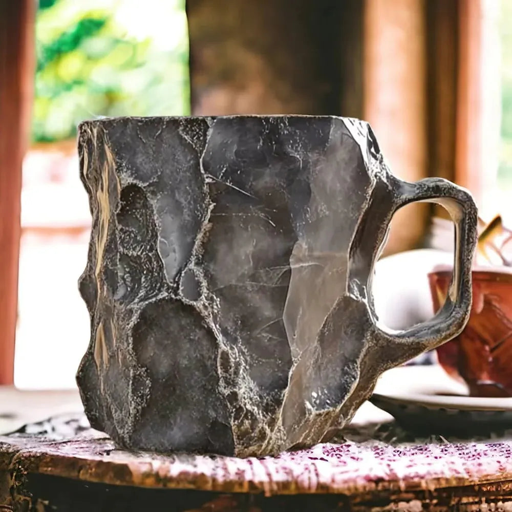 AuraStone – Handcrafted Mineral Stone Coffee Mugs Made from Real Crystal [50% Off]