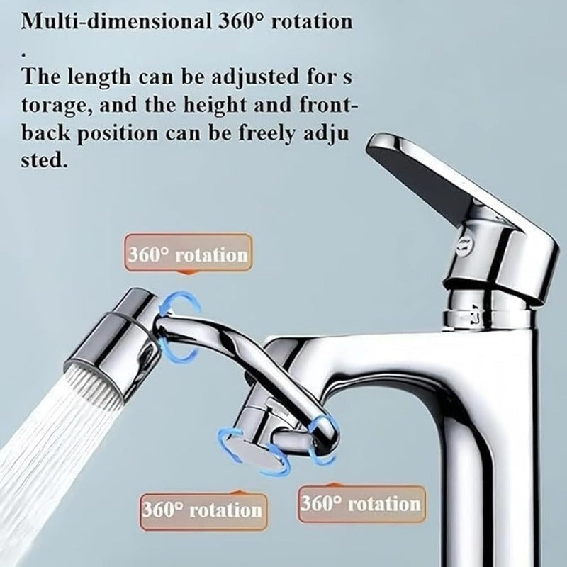 AquaRotate™ – 1440° Rotatable Faucet Attachment for Flexible and Comfortable Washing [50% Off]