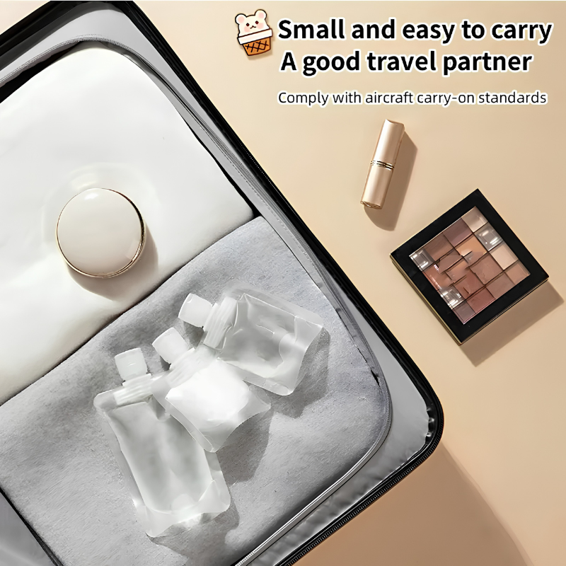 Leak-Proof Travel Bottle Set 40 Pieces with Refill Funnel