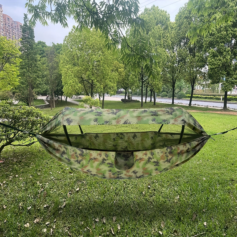 Outdoor Hammock with Mosquito Net and Sun Canopy – 260x140 cm