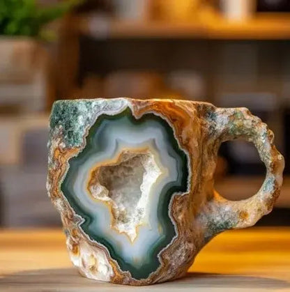 AuraStone – Handcrafted Mineral Stone Coffee Mugs Made from Real Crystal [50% Off]