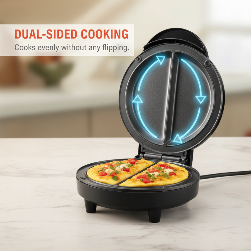 DualCook™ – Double-Sided Breakfast Maker for Effortless, Quick & Stress-Free Mornings [50% Off]