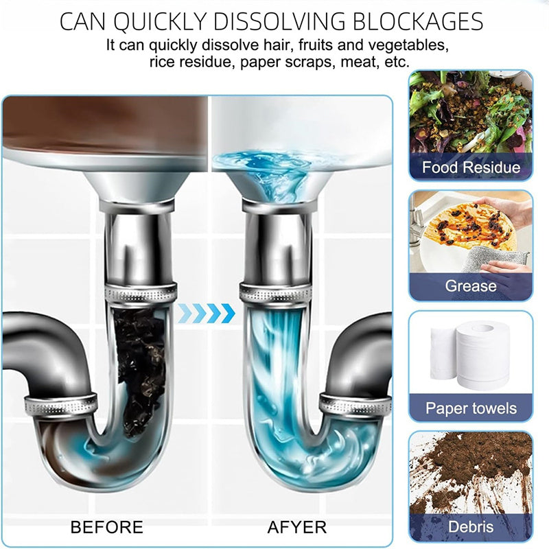 ClearSense™ – Powerful Drain Cleaner 350g for Quick and Effective Cleaning [50% Discount]