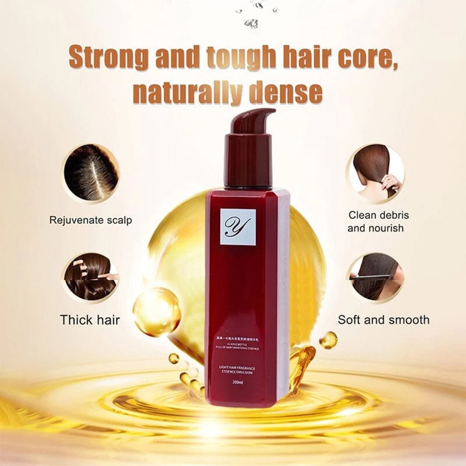 Voluma™ – Argan Oil Formula, Anti-Frizz & Moisturizing Care, 200 ml [50% Off]
