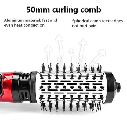 3-in-1 Rotating Hot Air-Hair Styler and Dryer | Effortless Volume & Curls | Professional Hair Styling Tool | GlamTwist Pro