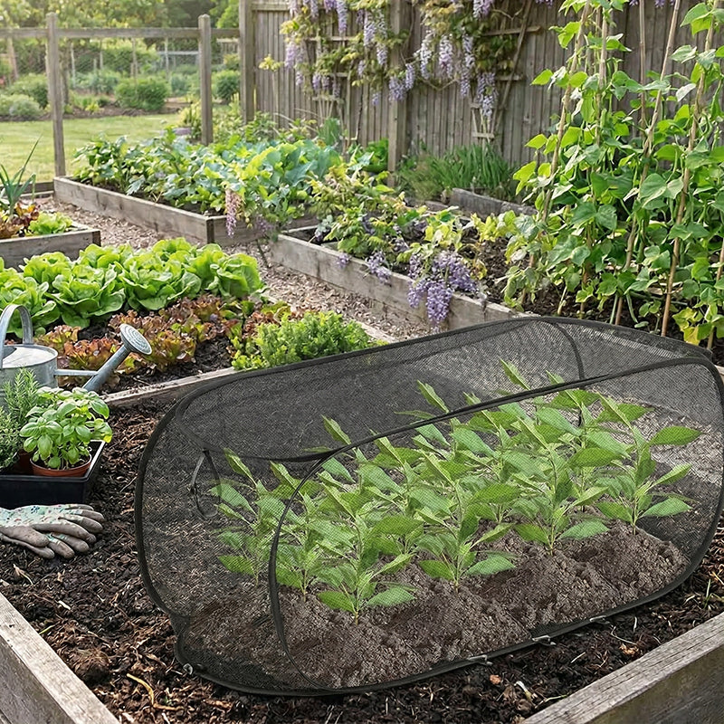 Pop-Up Plant Protection Net Cover – Mesh Guard Against Insects & Birds