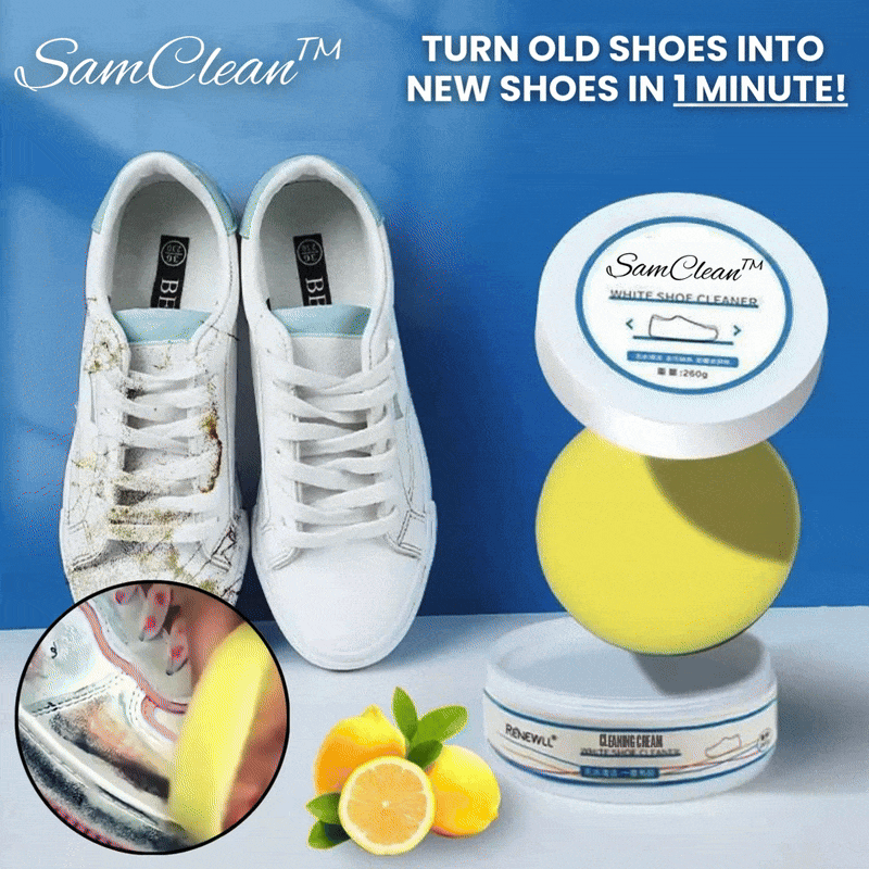 Shoe Cleaning Cream for All Shoe Types – Portable Stain Remover