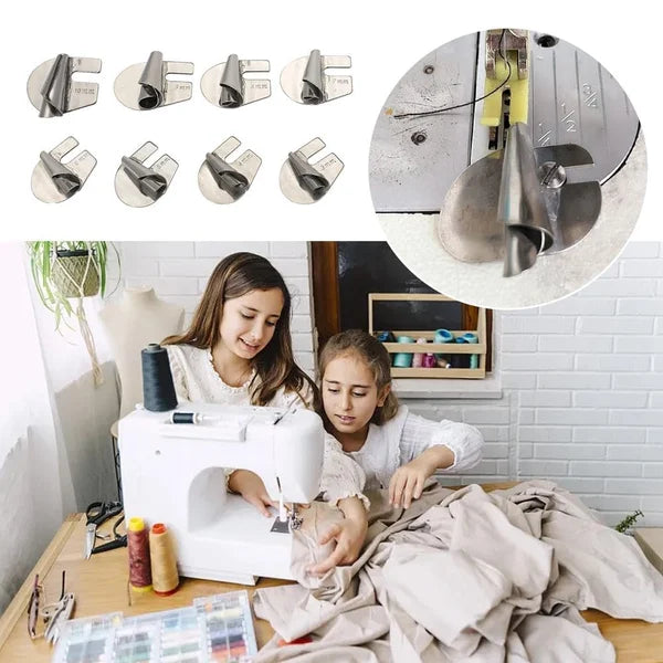 PerfektSew™ – Precision Spiral Hemming Foot for Sewing [4 + 4 Free]