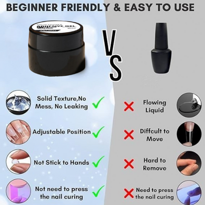 LumaBond™ – Nail Gel for Strong Adhesion and Exceptionally Durable Press-On Nails [1 + 1 Free]