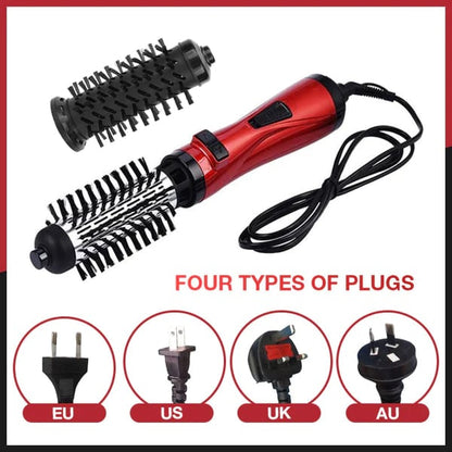 3-in-1 Rotating Hot Air-Hair Styler and Dryer | Effortless Volume & Curls | Professional Hair Styling Tool | GlamTwist Pro
