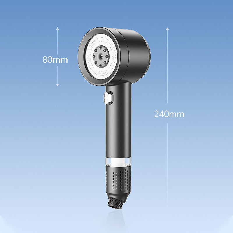 Filtered Shower Head with 4 Spray Modes – Built-In Water Filter