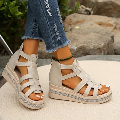 Axelle | Women’s Comfortable Platform Gladiator Sandals