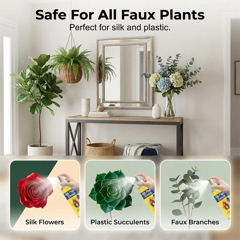 Artificial Plant Cleaning Spray for Dust-Free Radiant Faux Foliage