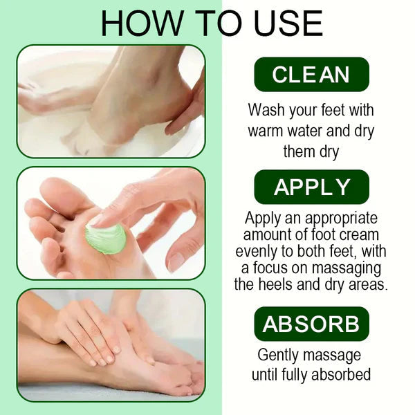 Cooling Foot Cream with Peppermint, Aloe Vera & Tea Tree Oil – 2 Pack
