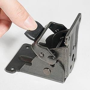 Foldable Steel Corner Brackets with Self-Locking 90° Mechanism (Set of 2)
