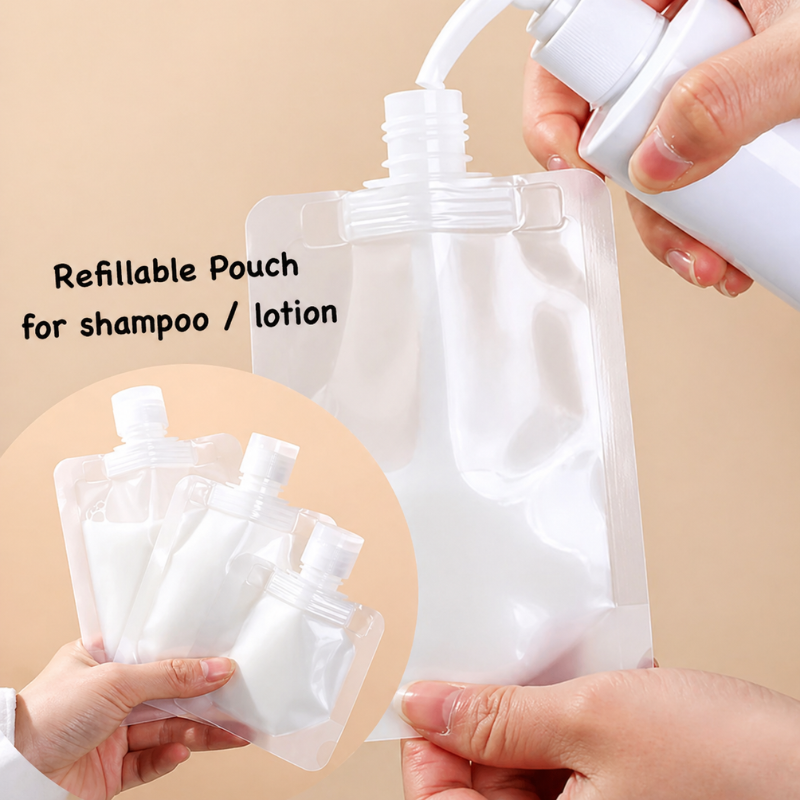 Leak-Proof Travel Bottle Set 40 Pieces with Refill Funnel