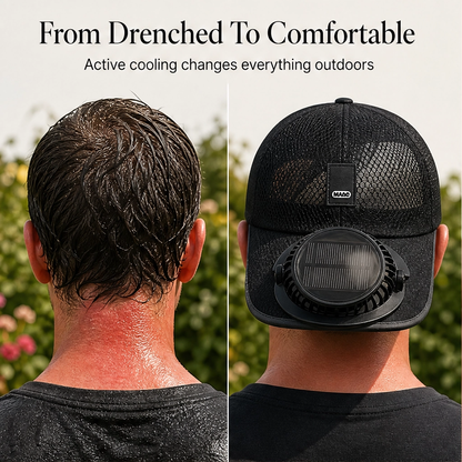 BreezeGuard – Stay Cool Hands-Free & Enjoy UV Protection | 50% Off