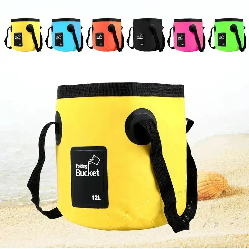 Foldable Water Bucket – Collapsible PVC Bucket for Camping and Home Use