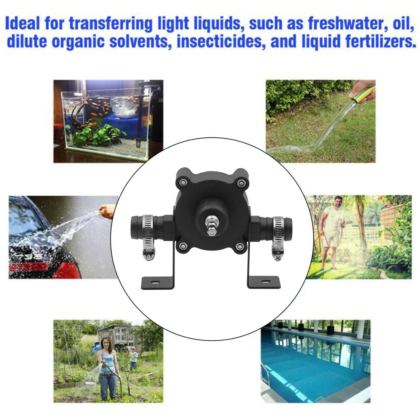 TransPump™ Portable Self-Priming Drill Pump for Liquid Transfer — 50% Off