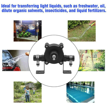 TransPump™ Portable Self-Priming Drill Pump for Liquid Transfer — 50% Off