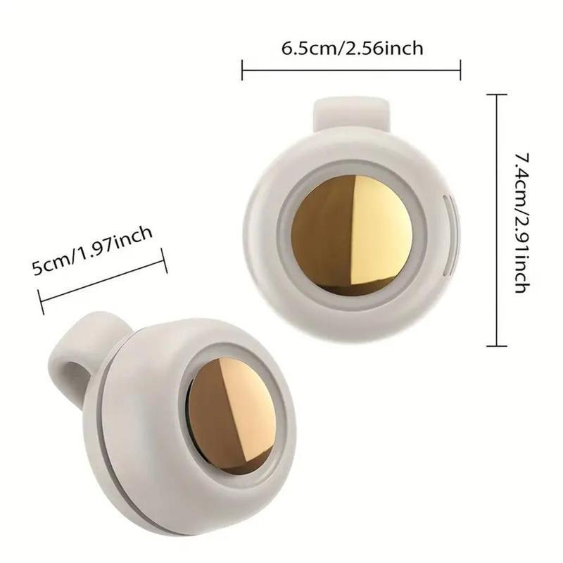 Portable Bladeless Clip Fan for Under Clothing with 23h Battery Life