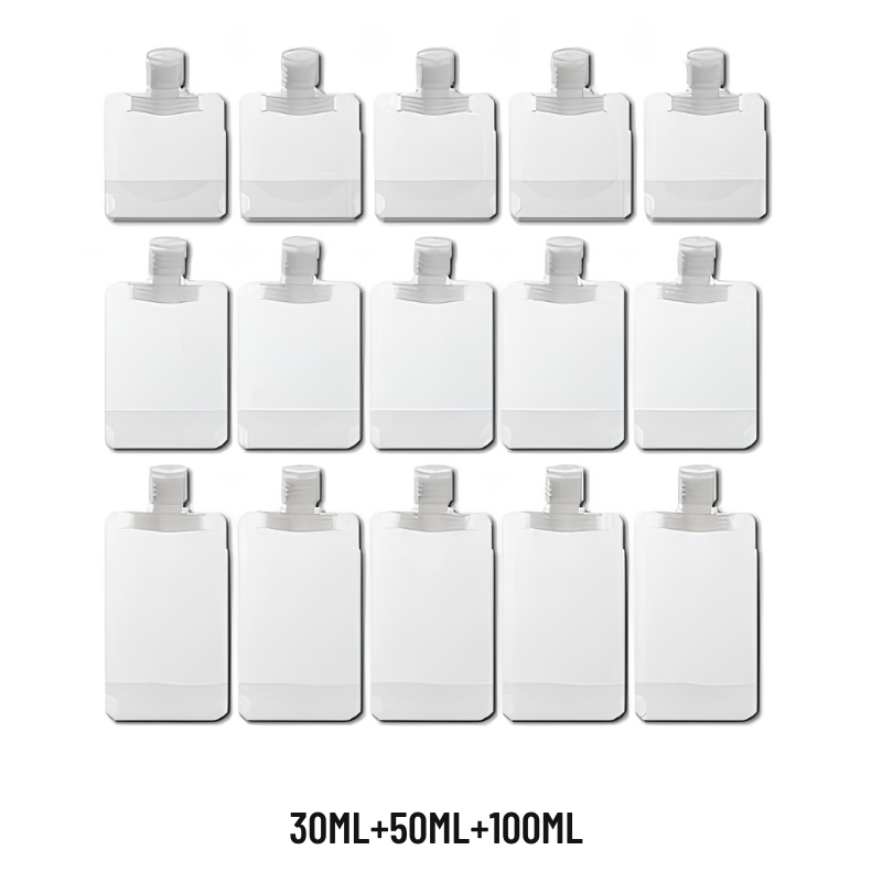 Leak-Proof Travel Bottle Set 40 Pieces with Refill Funnel