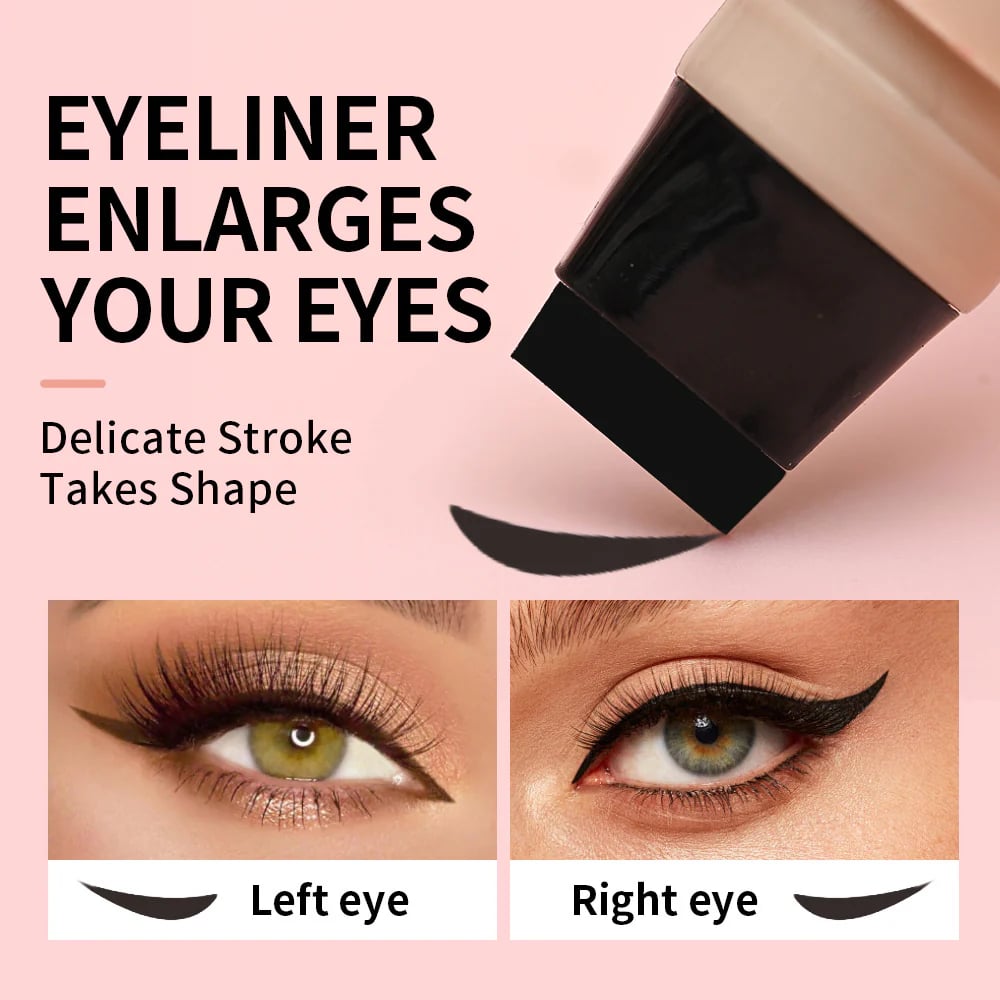Double-Sided Winged Eyeliner Stamp with Precision Tip