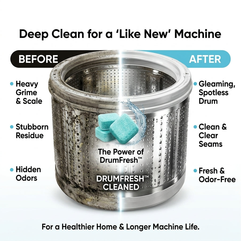 Washing Machine Cleaner Tablets – Removes Limescale, Odour & Residue