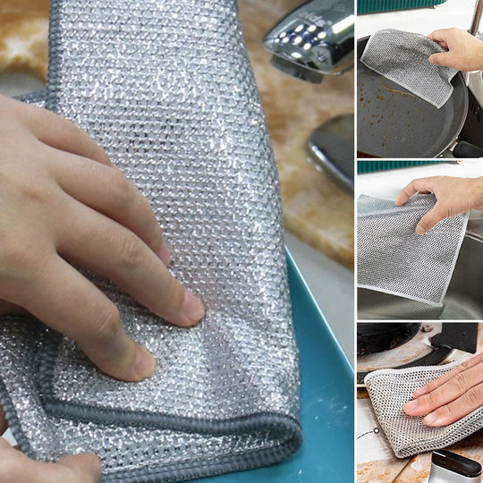 FlexClean™ – Wire Cloth for Particularly Flexible and Thorough Cleaning at Home [5 + 5 Free]