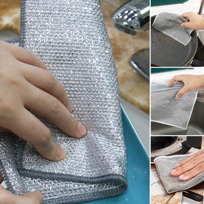 FlexClean™ – Wire Cloth for Particularly Flexible and Thorough Cleaning at Home [5 + 5 Free]