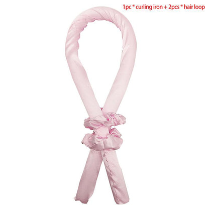 CurlBloom™ – Heatless Curling Rod Headband & Silk Curling Ribbon for Natural Curls [50% Off]