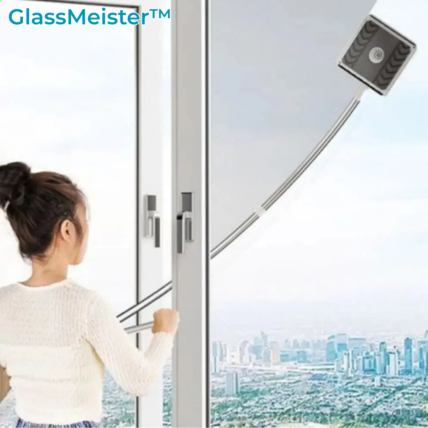 GlassMeister™ – Cleans glass surfaces effortlessly, even in hard-to-reach places [50% Discount]