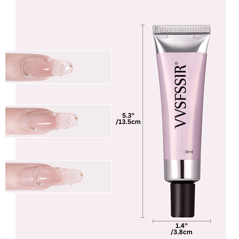 3-in-1 Nail Art Kit with UV Lamp, Nail Glue & Remover for Press-On Nails
