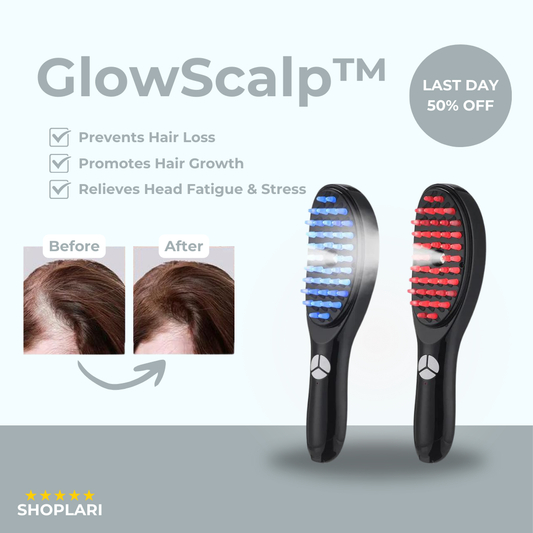 GlowScalp™ – Scalp Massager Brush for Relaxing, Stimulating & Healthy Scalp [50% Off]