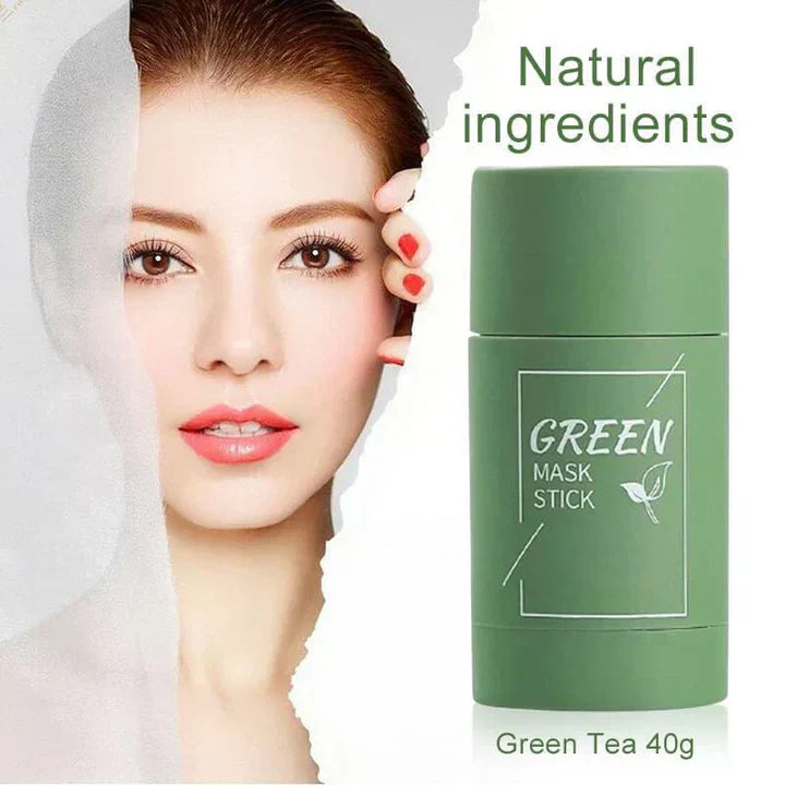 Green Tea Clay Mask Stick for Deep Pore Cleansing – 2 Pack