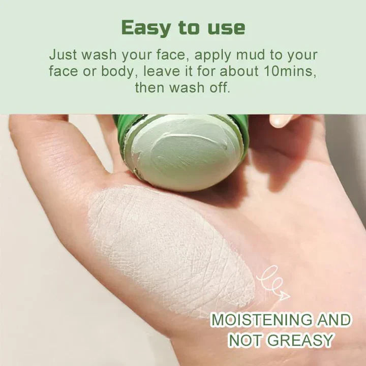 Green Tea Clay Mask Stick for Deep Pore Cleansing – 2 Pack