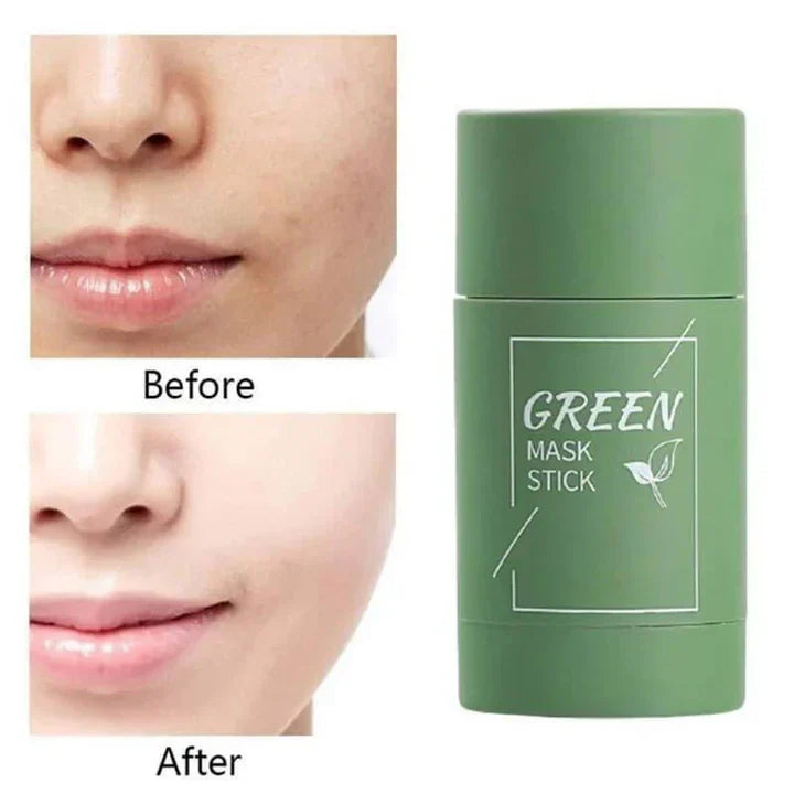 Green Tea Clay Mask Stick for Deep Pore Cleansing – 2 Pack