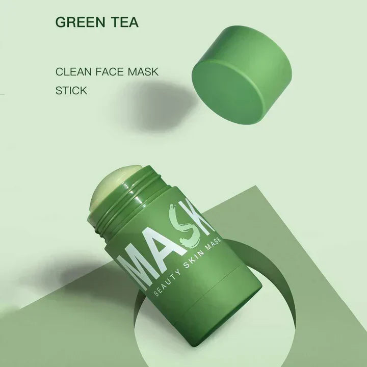 Green Tea Clay Mask Stick for Deep Pore Cleansing – 2 Pack