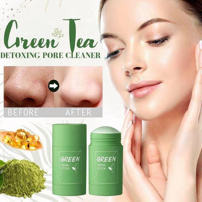 DermaTea – Deep Cleansing Green Tea Mask Stick for Pore-Clear Skin [1 + 1 Free]