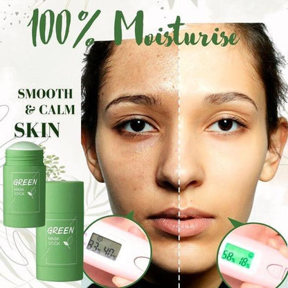 DermaTea – Deep Cleansing Green Tea Mask Stick for Pore-Clear Skin [1 + 1 Free]