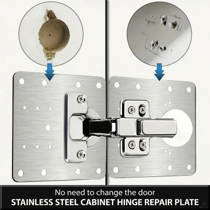 HingePlate – Hinge Repair Plate for Quick Furniture Repairs | 5 + 5 Free