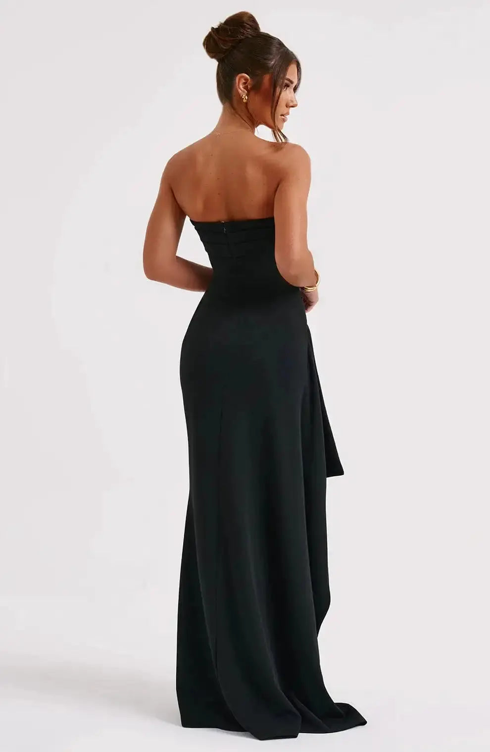 Strapless Evening Maxi Dress