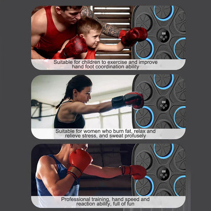 Wall Mounted Boxing Trainer | Smart LED Reaction Target | ReflexCore