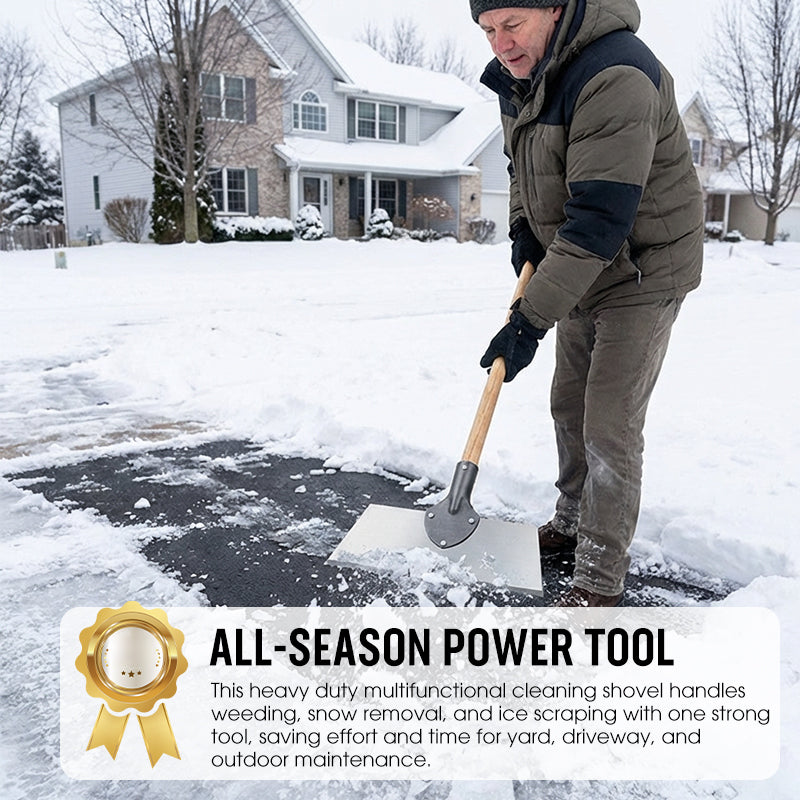 Manganese Steel Garden Hoe for Weed Removal and Surface Scraping