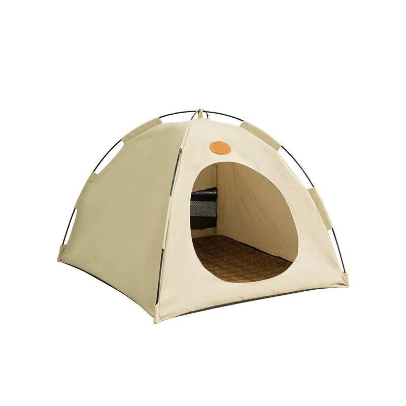 Foldable Pet Tent Cave for Cats and Small Dogs – Soft Enclosed Bed